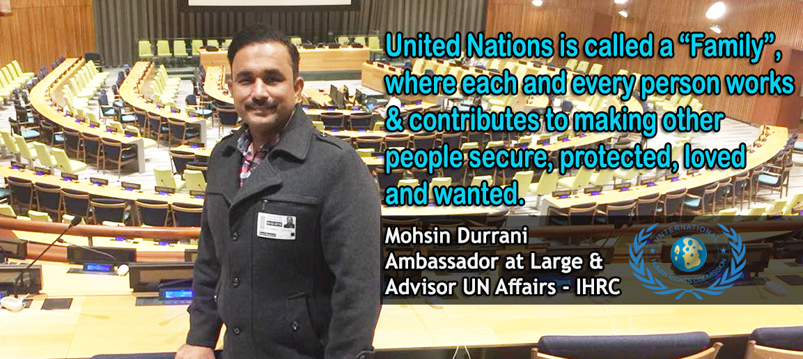UNITED NATIONS is called a “Family” – Lets build it more Stronger